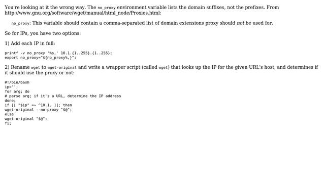 Unix & Linux: Set a network range in the no_proxy environment variable (4 Solutions!!) смотреть онлайн