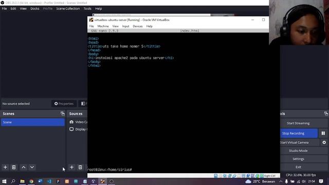 instalasi web server apache2 pada ubuntu server (takehome no 05) смотреть онлайн