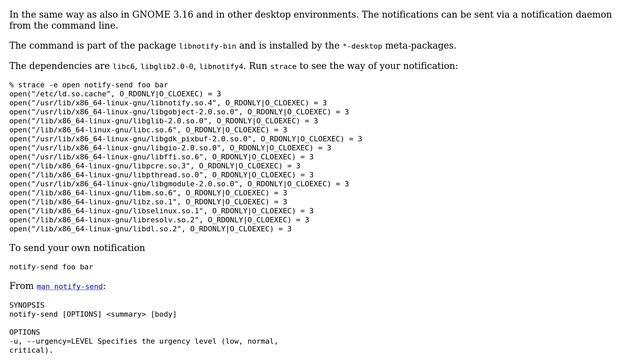 Ubuntu: How to call desktop notifications on Ubuntu GNOME? смотреть онлайн
