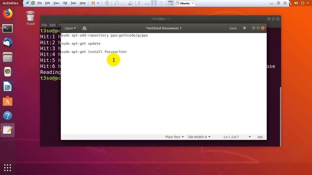 How to install focus writer on Ubuntu смотреть онлайн