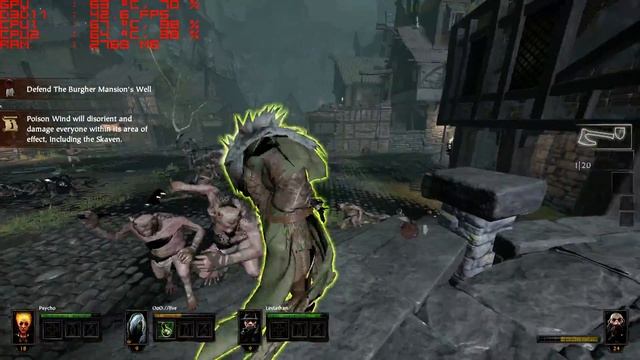 Vermintide - G3258 @ 4.4 GHz - 750 Ti - 4GB ram смотреть онлайн
