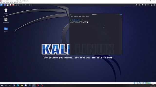 Zaproxy telepítése Kali Linux alá смотреть онлайн