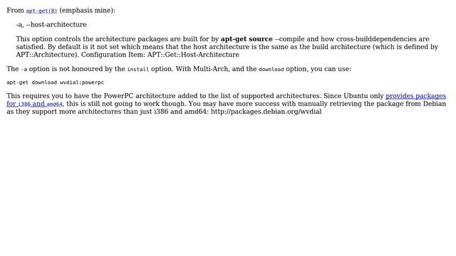 Ubuntu: Architecture parameter ignored by apt-get (2 Solutions!!) смотреть онлайн