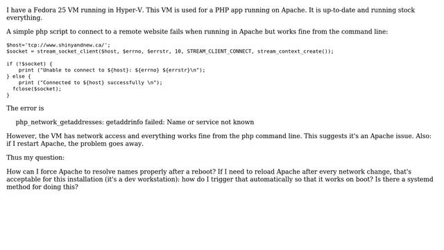 Unix & Linux: Reload apache after network changes with systemd (2 Solutions!!) смотреть онлайн