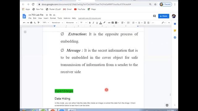 hands-on study of Steganography tool смотреть онлайн
