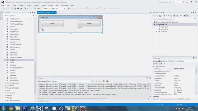 Visual Basic #15 - Windows Forms Applications смотреть онлайн