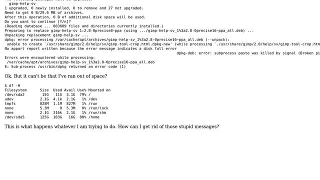 Ubuntu: Stuck when trying to install/upgrade packages смотреть онлайн