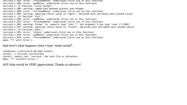 Ubuntu: RarCrack installation issues (2 Solutions!!) смотреть онлайн