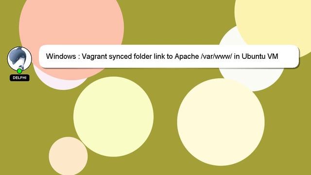 Windows : Vagrant synced folder link to Apache /var/www/ in Ubuntu VM смотреть онлайн
