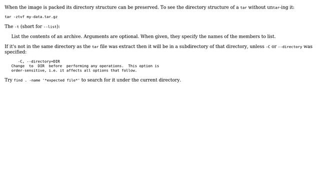 Unix & Linux: Default Tar Directory (3 Solutions!!) смотреть онлайн