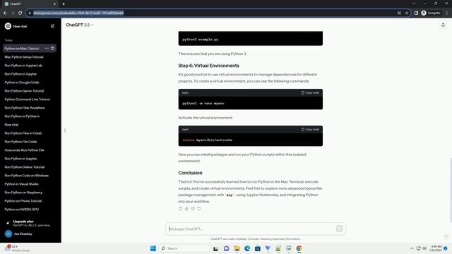 how to run python in mac terminal смотреть онлайн