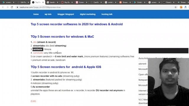 Top 5 Free Screen Recorders & Streaming Softwares 2020 Android & Windows Mac Linux
