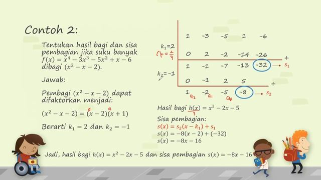 342. SMA GONZAGA: Pelajaran Matematika - Pembagian Polinomial dan Teorema Sisa Kelas XI IPA 1. смотреть онлайн