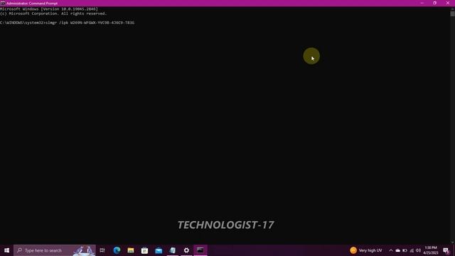Command Prompt Windows 10 Activation process смотреть онлайн