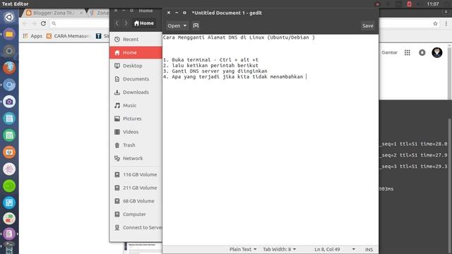 Cara Mudah Mengganti Alamat DNS Server Linux Ubuntu / Debian смотреть онлайн