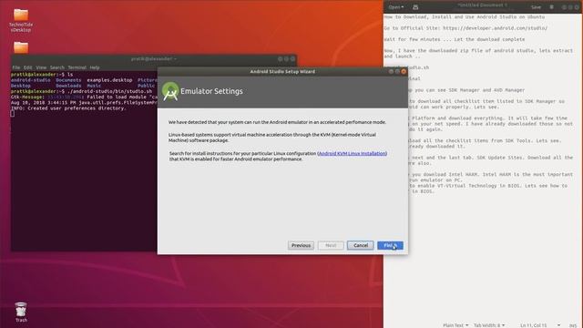 Install Android Studio On Ubuntu 18.04 смотреть онлайн