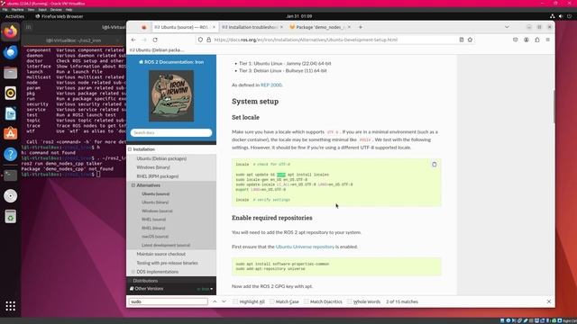 Linux Installing ROS2 Iron Irwini, Running Demo and Fixing demo nodes cpp not found (No Commentary) смотреть онлайн