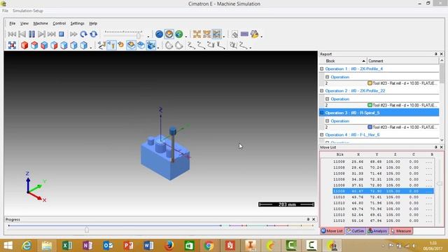 Machining Simulation With Cimatron E.9 On Windows Part II смотреть онлайн