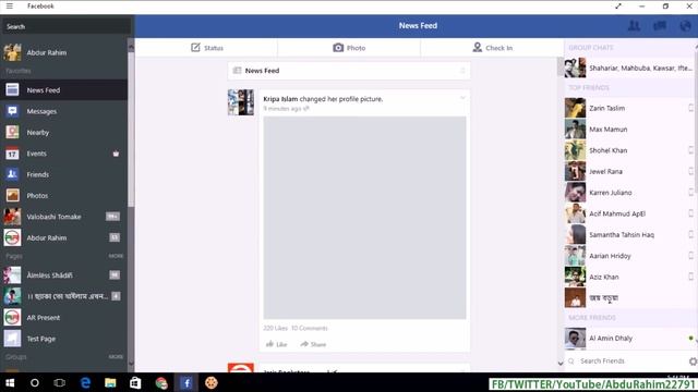 Windows 10 Spotlight On Facebook App And How To Log Out Of Your Account смотреть онлайн