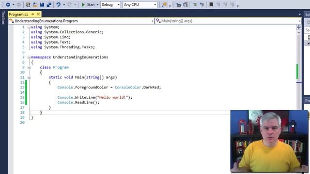 C# 20: Enumerations and the switch Decision Statement in C# смотреть онлайн