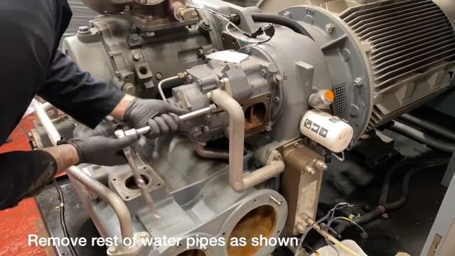 Atlas Copco ZR132 80,000 Hour overhaul tear down video Ztechnique.co.uk смотреть онлайн