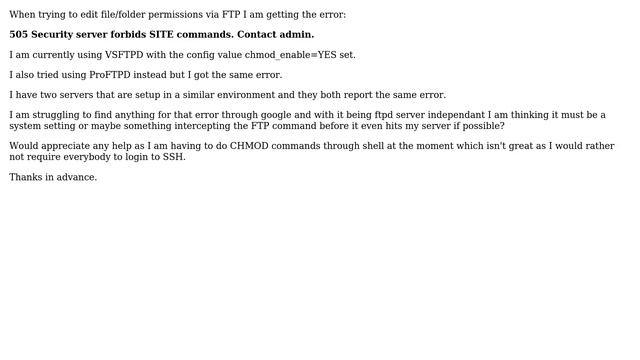 DevOps & SysAdmins: FTP SITE CHMOD Error (2 Solutions!!) смотреть онлайн