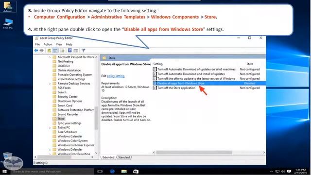 How to Disable Windows Store App in Windows 10 techeasy смотреть онлайн
