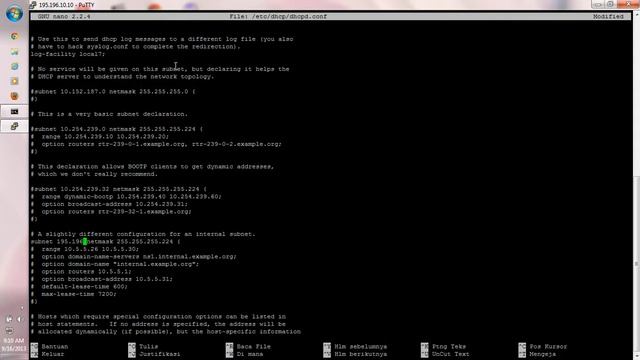 Tutorial konfigurasi DHCP server menggunakan debian смотреть онлайн