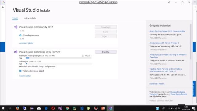 Visual Studio 2019 Kurulum-Yenilikler- ilk Windows Form Projesi смотреть онлайн