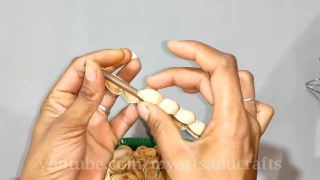 DIY Birds House | Hut Showpiece From Pista Shells | Home Decoration Craft Ideas | Pista Shell Craft смотреть онлайн