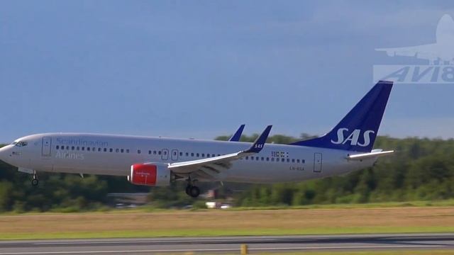 LN-RGA Scandinavian airlines (SAS) Boeing 737-86N at ESSA/ARN (Stockholm-Arlanda airport) смотреть онлайн