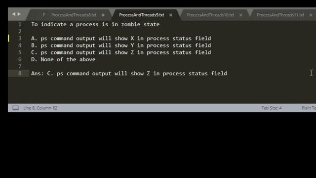 A technical question on identifying a zombie process in linux смотреть онлайн