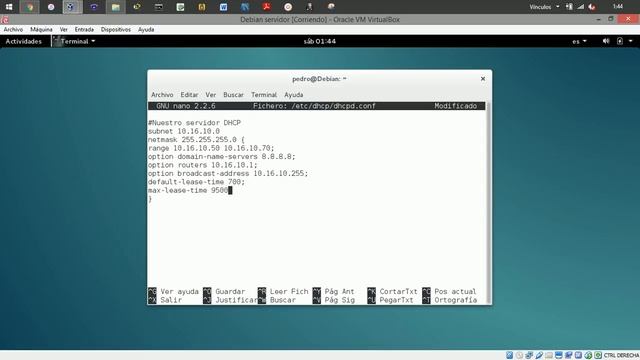 Servidor DHCP en Debian a clientes Fedora (dinamica) y Xp (fija) смотреть онлайн