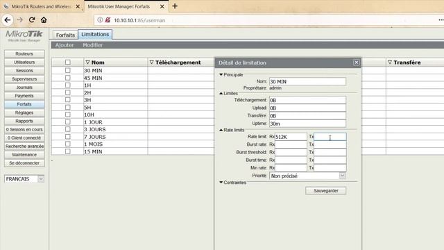 MIKROTIK USERMANAGER смотреть онлайн