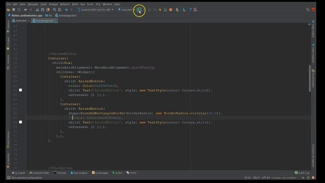 Flutter Tutorial- Flutter OutlineButton смотреть онлайн