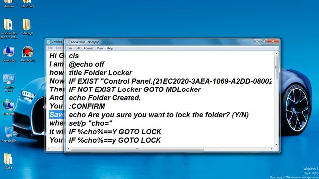 How to lock or protect any file in Windows 7 смотреть онлайн