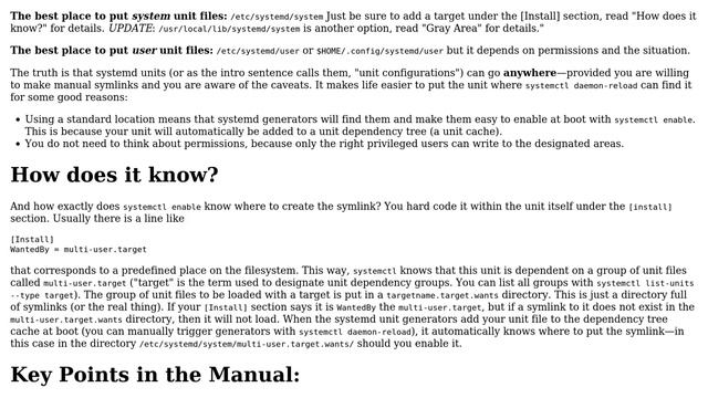 Unix & Linux: Where do I put my systemd unit file? (3 Solutions!!) смотреть онлайн