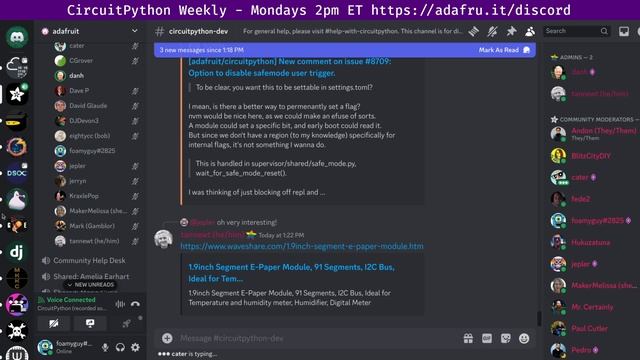 CircuitPython Weekly Meeting for December 11, 2023 #adafruit смотреть онлайн