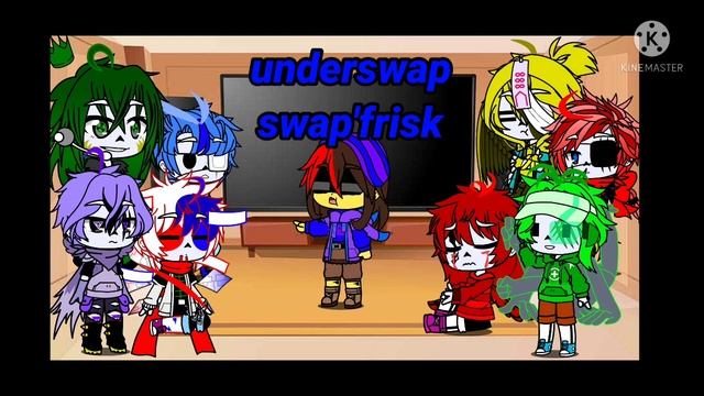 sans au's react to frisk au's//Bad Apple//gacha club// смотреть онлайн