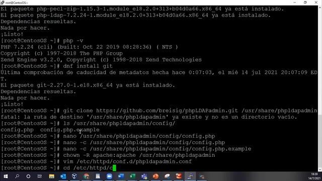 ADM SERVID LINUX 14 jul 2021 LDAP PARA CORREO 2 смотреть онлайн
