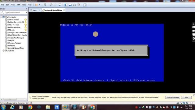 TUTORIAL INSTALL ASTERISK DI VMWARE смотреть онлайн