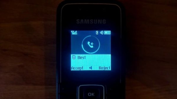 Samsung GT-E1050 Incoming call