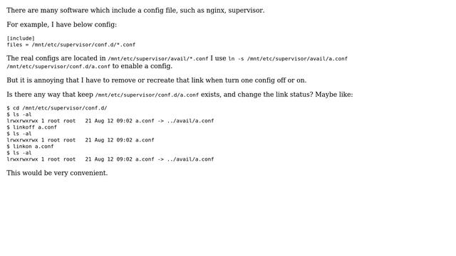 Ubuntu: Is there any way to turn on/off symbolic-links (`ln -s`)? смотреть онлайн