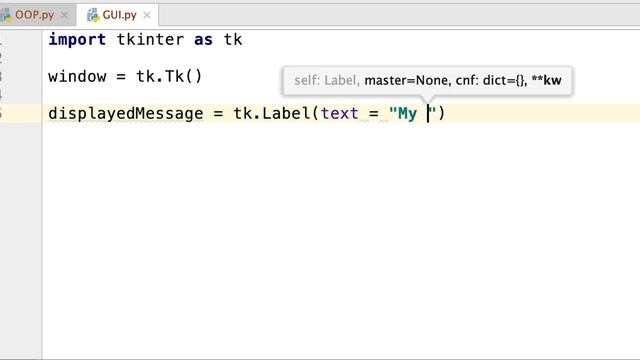Python: Tkinter GUI смотреть онлайн