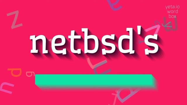 How to say "netbsd's"! (High Quality Voices) смотреть онлайн