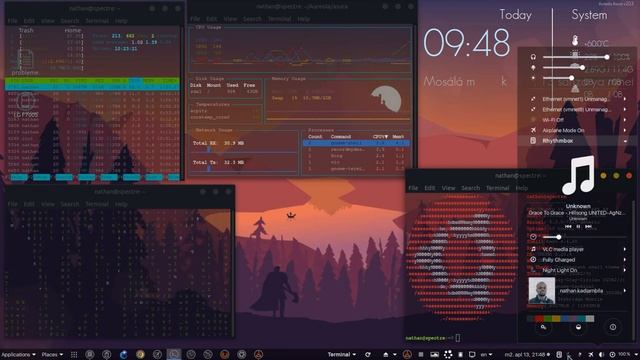 My Ubuntu Desktop( Gnome Ubuntu 18.04 ) смотреть онлайн