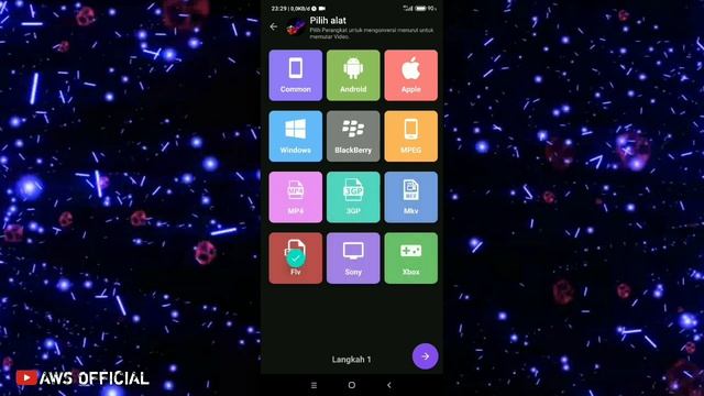Cara mengubah format video MKV, MOV, FLV, MPEG, 3GP, MP4, SONY, APPLE, WINDOW Di hp android