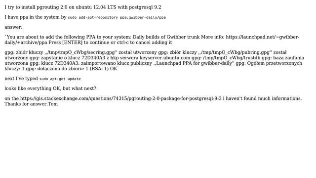 GIS: How to install pgrouting 2.x on ubuntu 12.04 LTS? смотреть онлайн