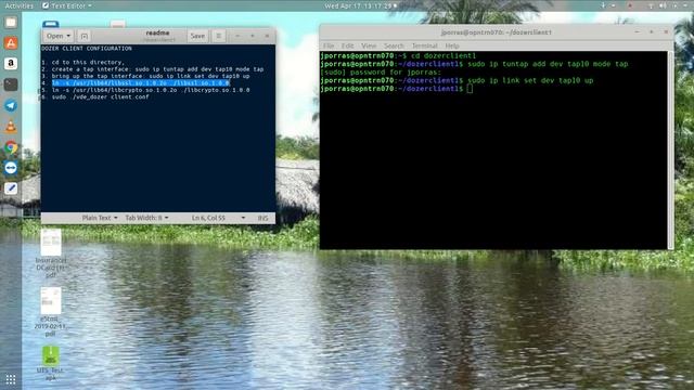 Dozer Client (Linux) Configuration смотреть онлайн