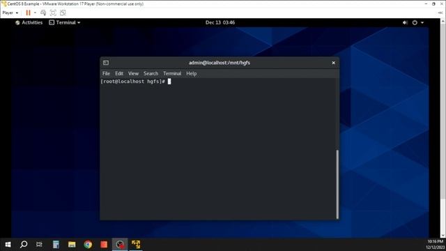 Create a share folder of Windows 10 host to CentOS 8 Virtual Machine on VMware Workstation 17 Playe смотреть онлайн